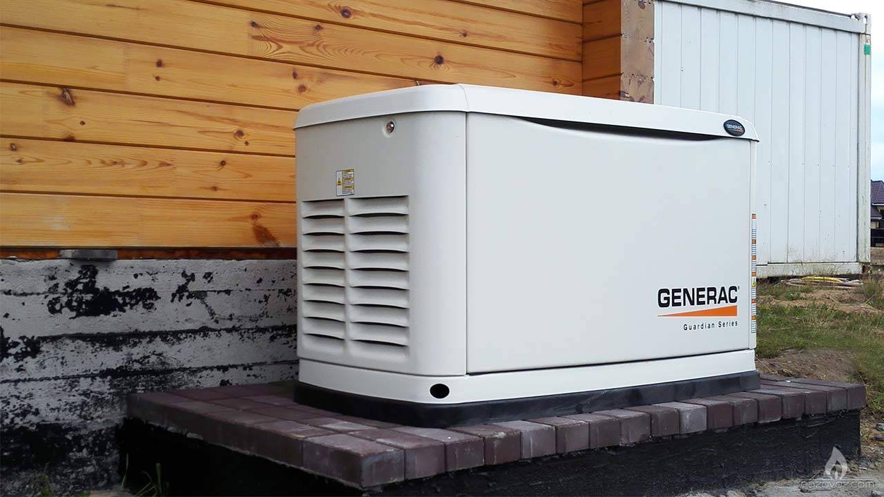 Газовый электрогенератор Generac мощностью 10 кВт